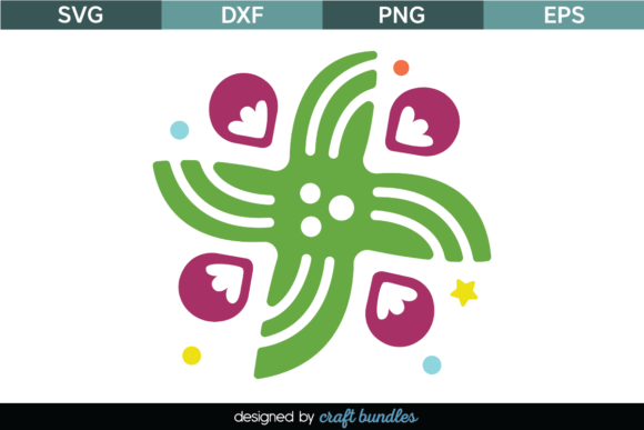 Abstract Flora SVG Cut File