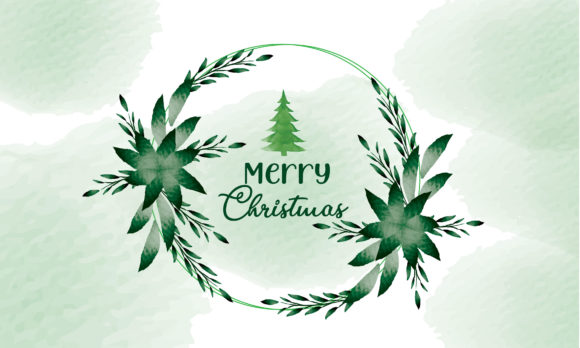 Christmas Watercolor Floral