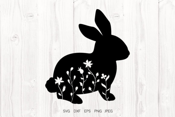 Floral Easter Rabbit