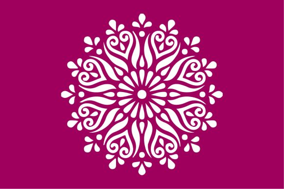 Floral Mandala Pattern Sketch