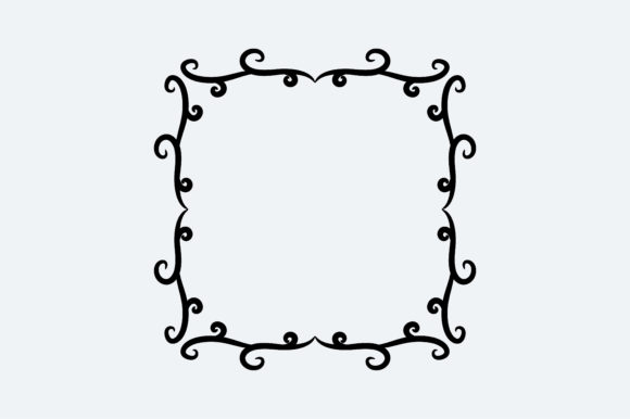 Frame Floral Ornament