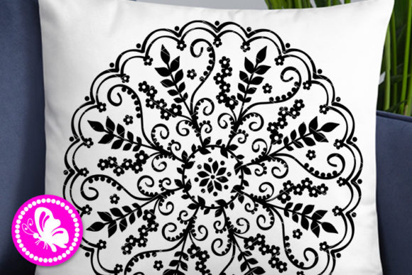 Mandala Art Floral Spring Garden Flowers