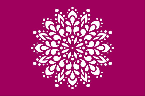 Mandala Design Stencil Doodles Floral