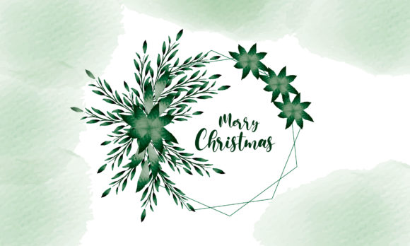 Watercolor Christmas Floral